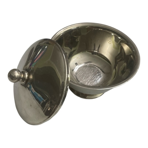 VINTAGE 17 PC. GOLD/SILVER DEMITASSE ESPRESSO SET TRAY, PORCELAIN CUPS & SPOONS - Picture 6 of 15